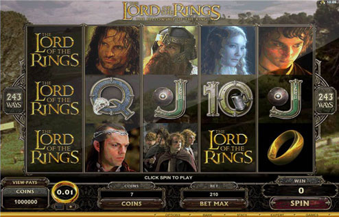 The Lord of the Ring Slot
